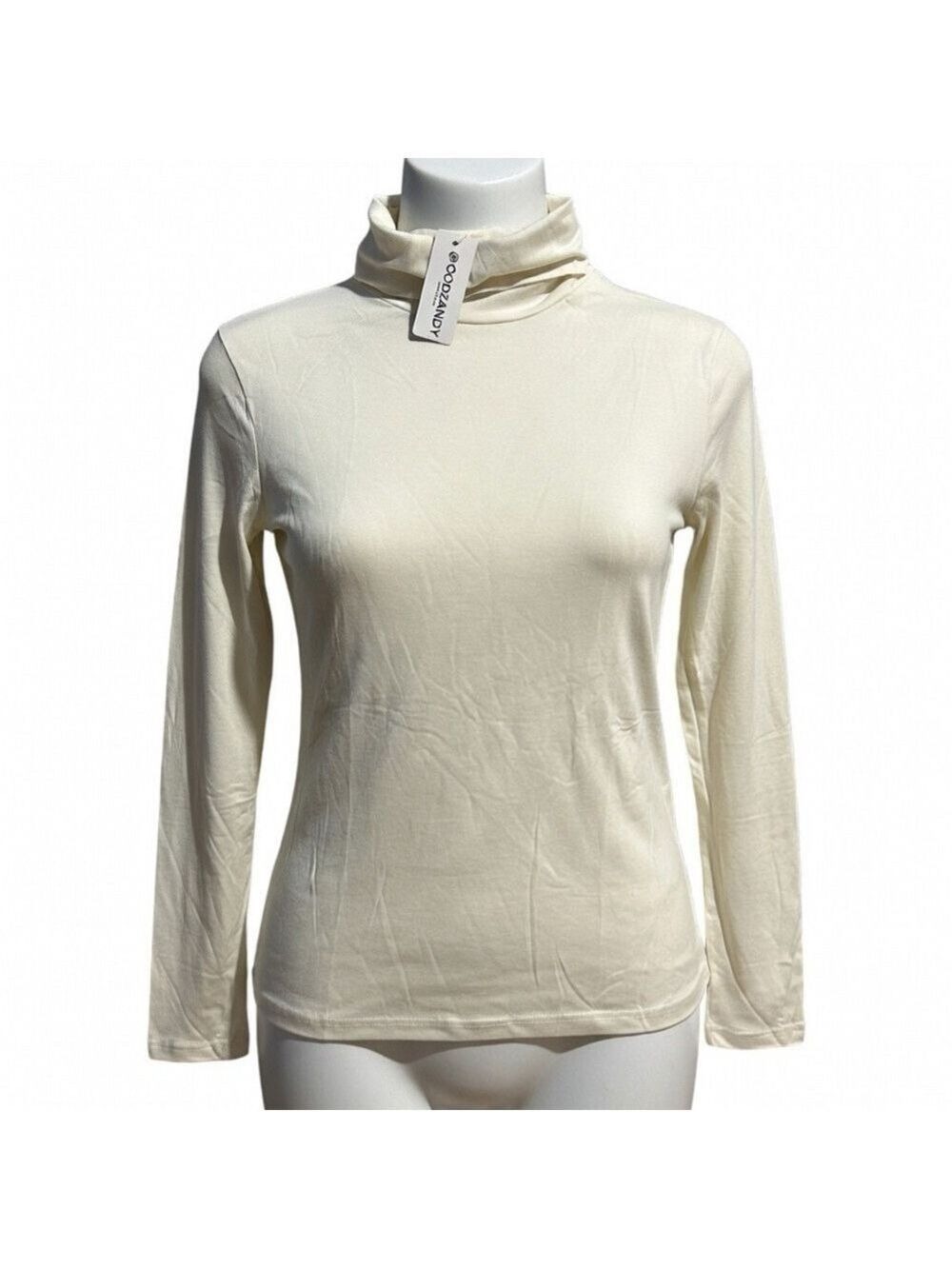 Ivory Long Sleeve Turtleneck by COOFANDY NWT Sz small woman’s